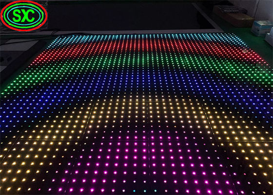 Buen precio Pantalla de pista de baile LED para eventos de fiesta P3, interior y exterior, armarios de 500*1000 mm, a todo color en línea