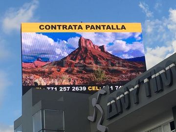Alquiler de gabinete de aluminio fundido a presión P10 escenario pantalla supergran LED cartel, protección IP65