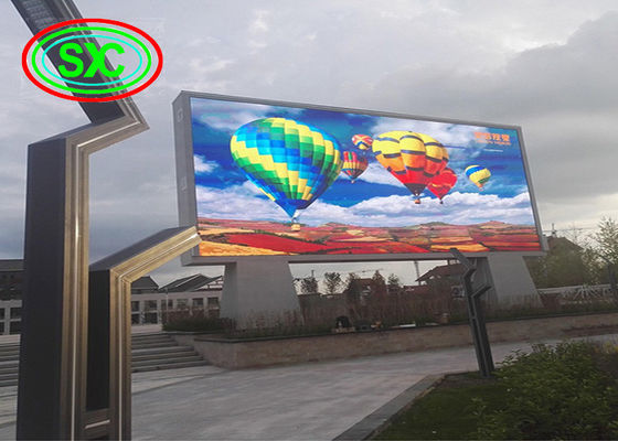 Buen precio Pantalla LED a todo color al aire libre P10 del gabinete 960*960m m del hierro para Adversiting en línea