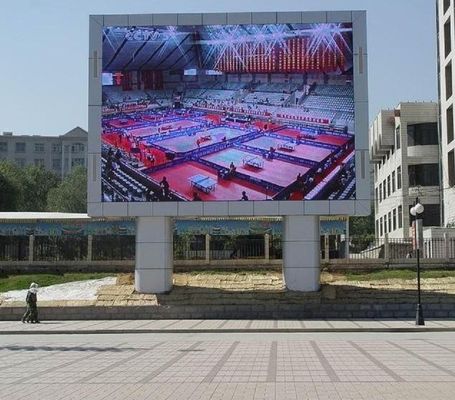 Buen precio Cartelera al aire libre de la reproducción de vídeo de la instalación LED de la columna de la pantalla de la publicidad de SMD2727 P8 LED en línea