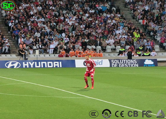 El estadio a todo color de alta resolución del perímetro del deporte de la INMERSIÓN SMD P10 llevó la exhibición