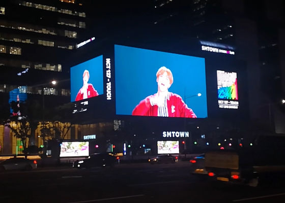 Buen precio Publicidad de la pantalla LED al aire libre a todo color P10, 1R1G1B SMD 3 en 1 en línea