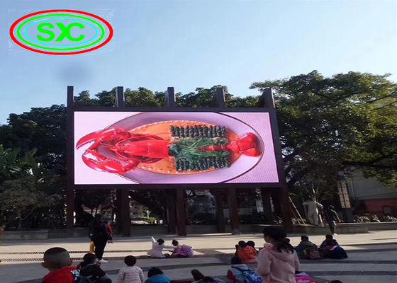 Buen precio Brillo de la pantalla de la pantalla LED de IP65 P10 SMD alto al aire libre para hacer publicidad en línea