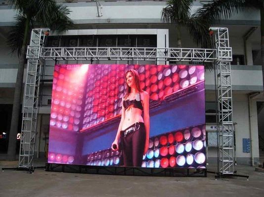Buen precio La publicidad LED defiende P4.8500x1000mm para a presión exhibición llevada al aire libre de Nationstar SMD 1921 a todo color brillantes del panel de la fundición altos en línea