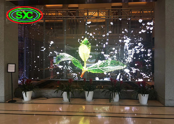 Buen precio Pantalla transparente de la ventana G3.91 7,8125 interiores LED de SMD 1921 para la alameda moderna en línea