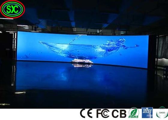 Buen precio Alta calidad mayorista interior P3 Display LED a todo color pantalla película video iglesia flexible de pared en línea
