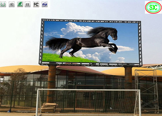 Buen precio Valla publicitaria LED para publicidad exterior de 8 mm de paso de píxeles y 6500 nits en línea