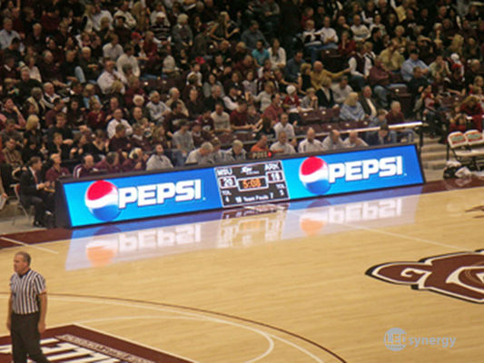 El perímetro del estadio del baloncesto P10 6000nits llevó la pantalla 900W/sqm
