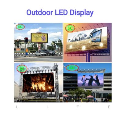 Buen precio Pantalla de visualización llevada ahorro de energía a todo color al aire libre P10 IP65 para hacer publicidad en línea