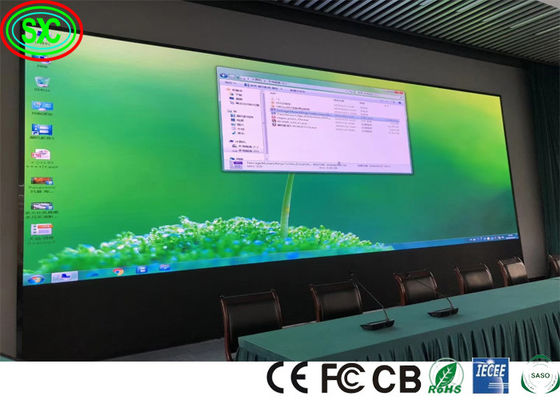 Buen precio P3 alta pared video a todo color interior de la definición LED de la pantalla LED 4K para la conferencia de los acontecimientos en línea