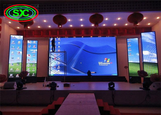 Buen precio Pequeño tamaño de gabinete de alquiler interior de la pantalla LED 500*1000m m de la echada P3.91 P4.81 en línea