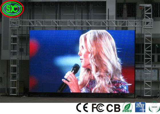 FCC IECEE 6000cd 40000dots/m2 1R1G1B Pantalla Led de escenario Display LED a todo color