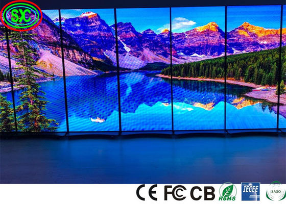 El cartel del espejo de Wifi 4G SMD2121 P2.5 llevó el panel 1800cd/m2