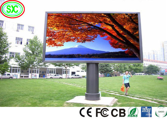 Buen precio Alto brillo llevado a todo color al aire libre de la pantalla de visualización sobre la cartelera llevada publicidad de 7200cd P8 P10 en línea