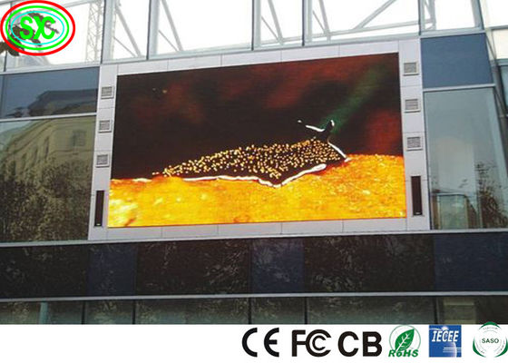 Display LED de alta luminosidad exterior a todo color P5 P6 P8 P10 Display LED con certificados CE ROHS FCC CB IECEE