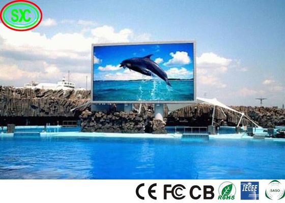 Display LED IECEE P8 P10 40000dots/sqm SMD3521 Display de vídeo LED exterior Display de pantalla LED exterior