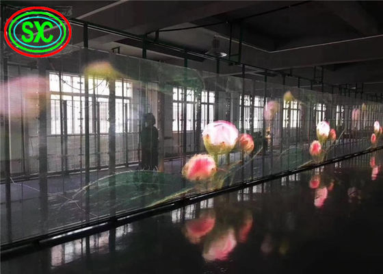 Buen precio Vidrio llevado transparente de la exhibición de 1R1G1B P10.42 4000nits en línea