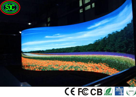 Buen precio Pared video de aluminio de alquiler interior al aire libre del gabinete LED de la fundición a presión de la etapa P4.81 P3.91 P5.95 LED de la curva en línea