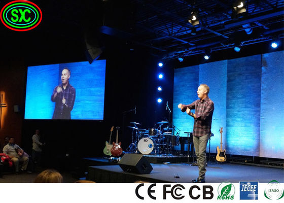 IP34 Concierto de escenario Tras escenario P3.9 Panel de vídeo LED Pared Ángulo de visión amplio pantalla de escenario LED