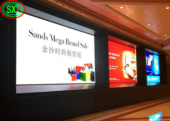 El panel de pantalla LED interior excelente de la etapa P3.91 P4.81 del LED llevó el sector audiovisual video de la pared para los acontecimientos