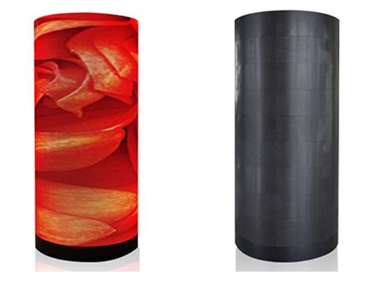 cortina video llevada flexible 280W/m2 de 900nits P1.5 P1.6 P1.875