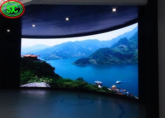 Pantalla LED flexible de alquiler HD de la curva P3.91 LED de la nueva tecnología de la pared de la etapa video a todo color interior de la pantalla