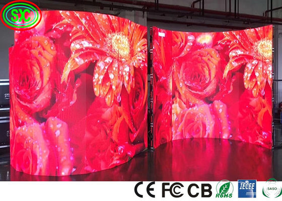 Buen precio La pantalla de alquiler al aire libre de SMD1921 P3.91 LED curvó 4000nits en línea