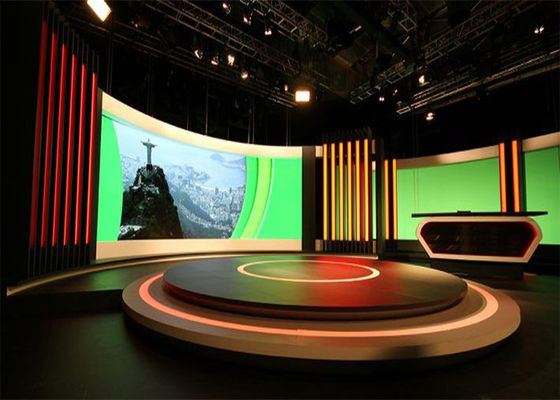 Buen precio Tasa de actualización más alta pantalla LED de escenario a todo color para sala de conferencias en línea
