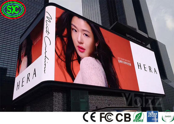 Buen precio Color completo 6000cd/M2 10mm Pixel de publicidad LED Panel SMD3535 pantalla de LED de publicidad al aire libre en línea