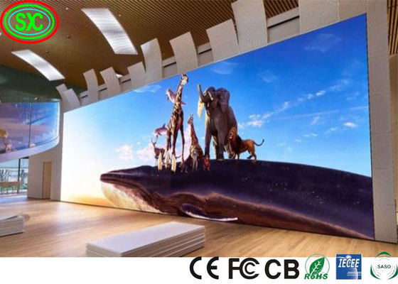 Buen precio La exhibición llevada interior a todo color de alta tecnología P2.5 llevó la pared video llevada para exhibir la pared video para la etapa en línea