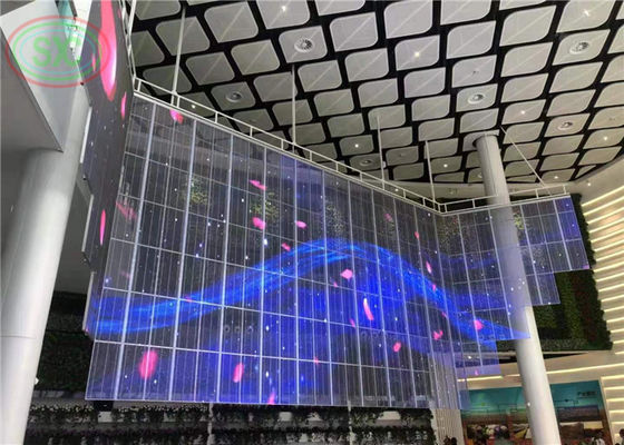 Buen precio Pantalla LED Transparente de Alta Definición con Configuración de Píxeles 1R1G1B y Excelente Distancia de Visualización para Publicidad en línea
