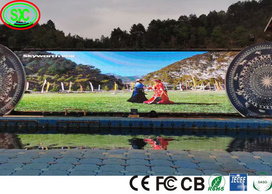 RGB 6000nits SMD3535 Publicidad al aire libre pantallas LED P8 pantalla de publicidad comercial LED
