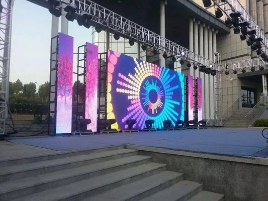 Buen precio El alto restaura 500x500m m de alquiler que la etapa LED del gabinete p3.91 defiende rápido interior monta para los acontecimientos de la etapa en línea