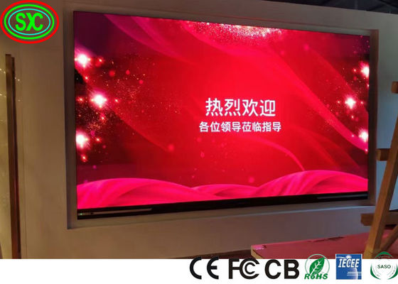Buen precio Frecuencia de actualización a todo color interior de la exhibición P2 P2.5 P3 P4 de HD la alta sobre la publicidad 3840hz llevó la reproducción de vídeo para Confrence en línea