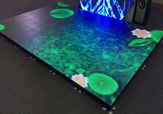 Buen precio P4.81 Club nocturno fiesta de bodas LED de piso de baile pantalla renal en línea