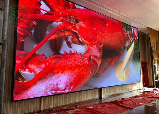 Buen precio La exhibición de alquiler interior P3.91 de la etapa de la pantalla del LED a presión el panel de aluminio 500*500m m de la fundición en línea
