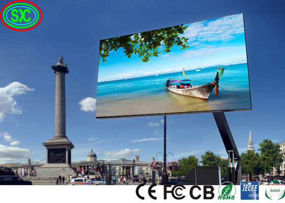 Buen precio El pantalla gigante publicitario electrónico al aire libre de encargo de la pantalla de visualización del hd de p8 p10 llevó la cartelera digital del ledwall exterior en línea