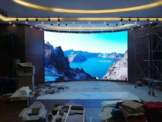 Buen precio La etapa interior LED de la pequeña echada del pixel defiende P3.91 500x500m m a presión el gabinete de aluminio de la fundición, sistema de control de la estrella de Nova, 5000 en línea