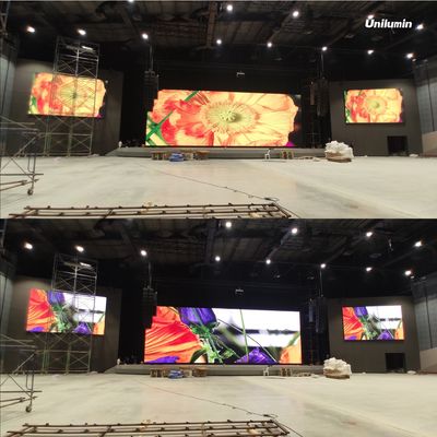 Buen precio Tablilla de anuncios llevada interior de alta resolución P5 RGB a todo color 3 EN 1,1500 el brillo, gabinete de 640x640m m, sistema de Novastar en línea