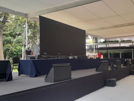 Buen precio La etapa de alquiler P4 de la pantalla llevada 512x512m m del panel de aluminio interior a todo color de la fundición a presión llevó la pantalla de visualización grande de la pared video para en línea