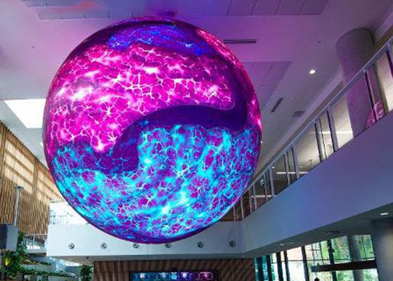 Display LED de última generación, pantalla esférica UL Certificado para centro comercial/evento Método de mantenimiento Servicio trasero
