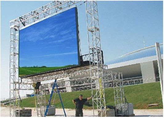 Buen precio SMD eléctrico 3535 Perímetro deportivo LED de aluminio fundido con matriz de cartelera de pantalla de visión ultra clara en línea
