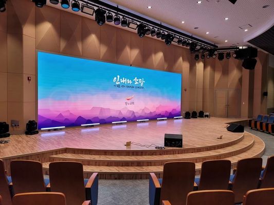 Buen precio Pantalla de visualización llevada a todo color de alta resolución interior P4 de la pantalla LED del gabinete de SMD 512mmx512m m para el alquiler de la etapa en línea