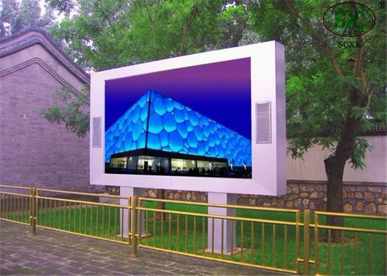 Buen precio Pantalla LED exterior del RGB de la INMERSIÓN del pixel 16m m, IP65 el panel grande del tablero de la prenda impermeable LED en línea