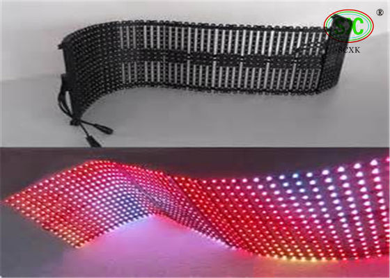 Buen precio SMD5050 P37.5 al aire libre RGB 3 en 1 cortina de alta resolución de la pantalla LED en línea