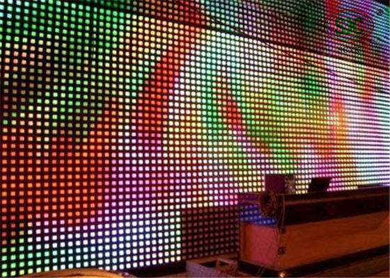 Buen precio La pantalla LED de la cortina de los medios de publicidad P25, SUMERGE 346 la alta pantalla de la definición LED en línea