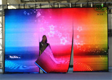 Pantalla LED pública de la cortina de la demostración IP68 P25 de la etapa del área con el brillo 6500cd/m2