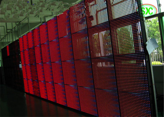 Buen precio Cortina video de alta resolución de la plaza PH10 LED con la resolución 16dots*16dots en línea