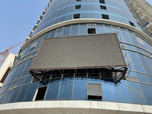 El gabinete a todo color al aire libre de 960 x de 960m m clasifica la pantalla LED publicitaria fija montada en la pared P4 P5 P8 P10