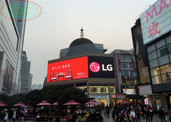 Buen precio Cartelera al aire libre del sistema asincrónico a todo color P 6 LED para las alamedas que hacen publicidad en línea